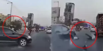 High-Speed Car Hits Bike in Pune’s Wakad — Shocking Dashcam Footage