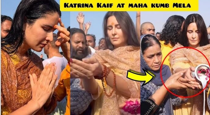 Katrina Kaif Finds Peace at Kumbh, Offering Prayers to Maa Ganga MahaKumbh2025