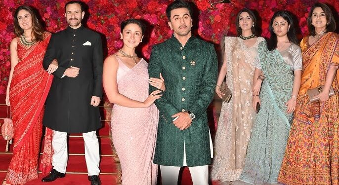 The Kapoor Family Steals the Spotlight at Aadar Jain’s Wedding with a Show-Stopping Dance Performance 🎉💃