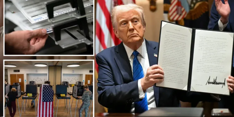 Trump Orders Election Overhaul, Cites India’s Voter ID System in Mandating Proof of Citizenship 2025