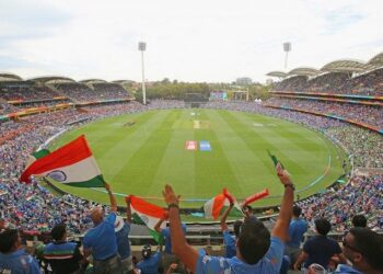 Dubai Dazzles in Blue: Indian Fans Celebrate Victory in Style