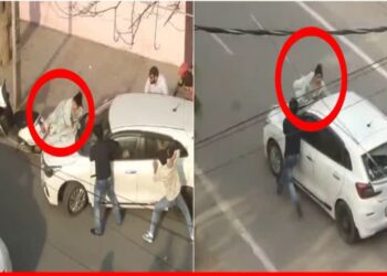Shocking Incident in Sonipat: Woman Clings to Car Bonnet as Youths Drive for 1 km After Hitting Her
