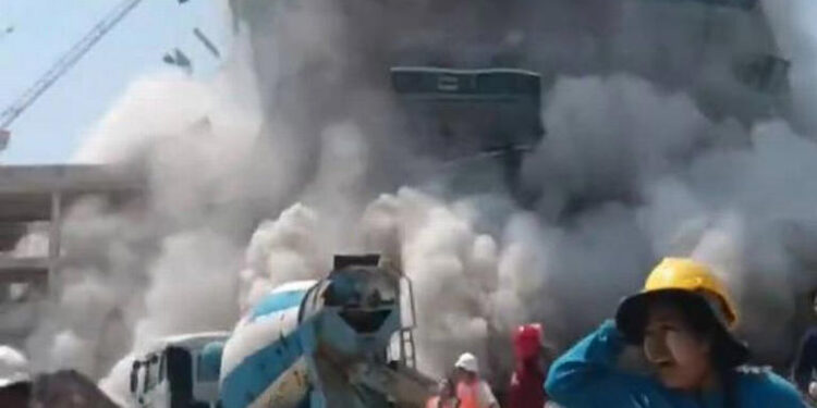 Massive 7.7 Magnitude Earthquake Rocks Myanmar, Waterfalls Seen Cascading from High-Rise