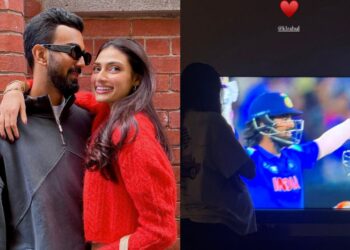Athiya Shetty Flaunts Baby Bump While Cheering KL Rahul After India’s Champions Trophy Win