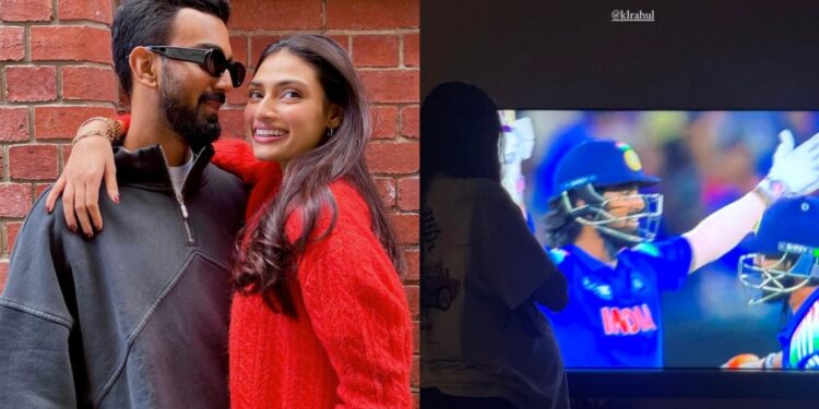 Athiya Shetty Flaunts Baby Bump While Cheering KL Rahul After India’s Champions Trophy Win