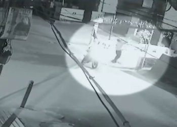 Amritsar Temple Blast Caught on CCTV: Two Men on Bike Hurl Explosives