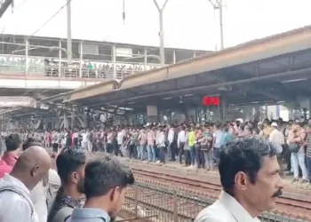 Drunk Man's Reckless Stunt at Mumbai’s Mahim Station Sparks Panic, Video Goes Viral