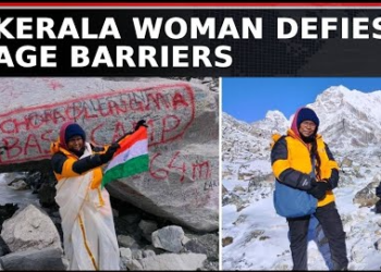 Kerala Woman, 59, Conquers Mount Everest with YouTube Training, Inspiring the World