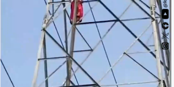 Woman Scales High-Tension Tower in Prayagraj After Dispute with Husband, Sparks Dramatic Rescue