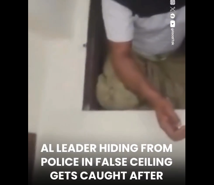 Fugitive Awami League Leader Caught After Loud Fart Gives Away Hiding Spot in False Ceiling