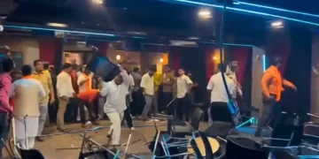 Shiv Sena Workers Vandalize Mumbai Hotel