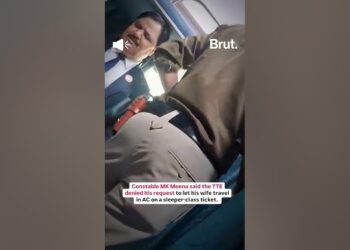 Railway Cop’s Wife Caught Traveling in AC Coach with Sleeper-Class Ticket