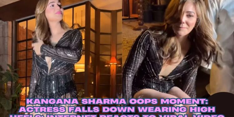 When Glam Turns to Oops: Kangana Sharma’s Heel Mishap Steals the Spotlight