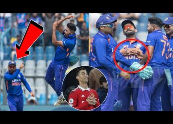 Kohli Channels Ronaldo: ‘Siuu’ Celebration Sets Stadium on Fire — GOAT x GOAT Moment