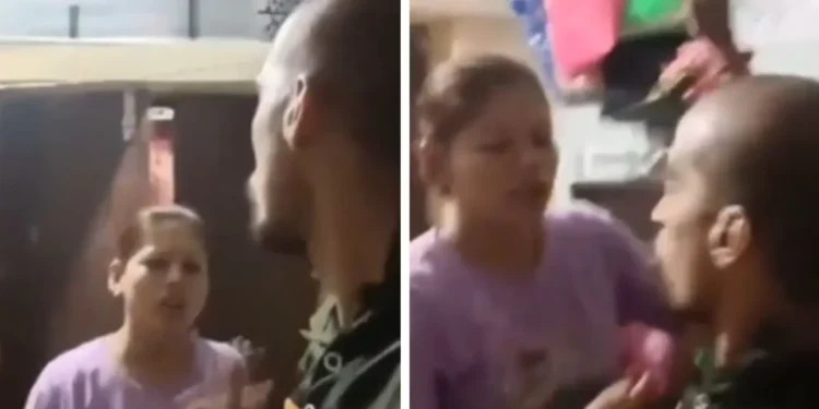 Woman Repeatedly Slaps Husband in Closed Room, Video Goes Viral