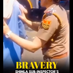 Heroic Sub-Inspector Braves Flames to Rescue Trapped Truck Driver in Shimla 2025