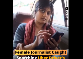 Female Journalist Snatches Uber Driver’s Phone After Refusing to Pay – Driver’s Recording Prevents False Accusations