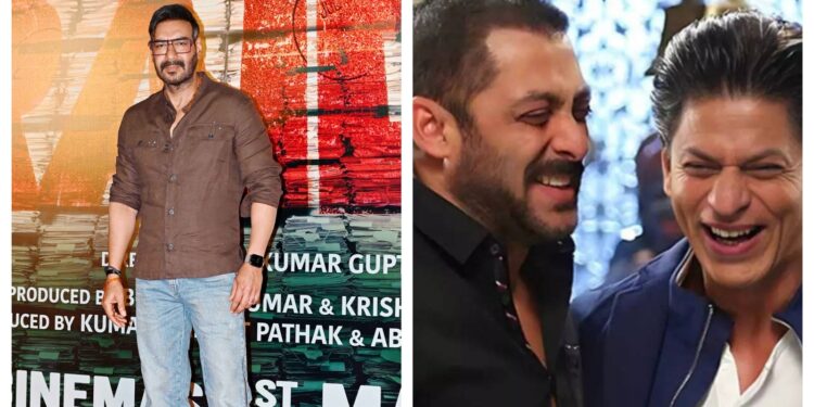 Ajay Devgn Keeps It Cool as Journalist Drops SRK-Salman Bomb at Raid 2 Event