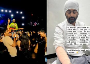 Main Insaan Hoon”: Arijit Singh Snaps at Fan During Concert After Aggressive Hand Pull 2025
