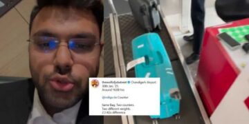 Passenger Accuses IndiGo Airlines of Scamming Flyers with Faulty Weighing Scales, Sparks Outrage on Social Media April 9, 2025 — New Delhi