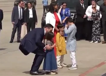 US Vice President JD Vance Arrives in India With Family, Children Dressed in Traditional Indian Attire