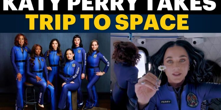 Katy Perry and Five Trailblazing Women Make History as First All-Female Crew to Launch into Space in Over 60 Years