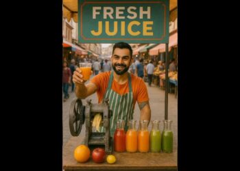 Virat Kohli Turns Juicewala for a Day: “Stress Hatao, Ek Glass Piyo!” Stuns Fans with Sweet Surprise 2025