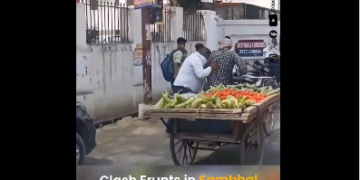 Minor Dent, Major Clash: Veggie Cart Brushes Car, Sparks Heated Argument in Sambhal 2025