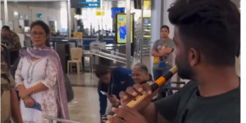 aipuri Brothers Touch Hearts at Raipur Airport 2025