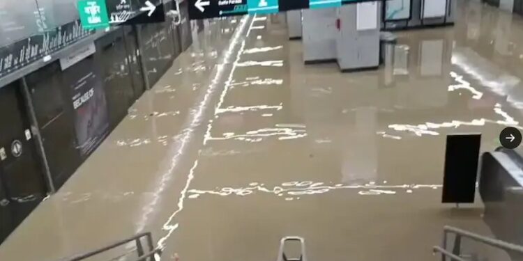 Mumbai Rains Flood Newly Inaugurated Worli Metro Station, Raising Infrastructure Concerns