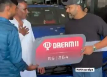 Game-Changer Giveaway: Rohit Sharma Delivers a Lamborghini to Dream11 Winner