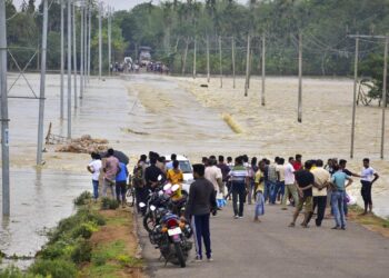 At least 34 people have died in India's northeast following devastating floods caused by heavy rains, with thousands displaced and rescue operations ongoing.