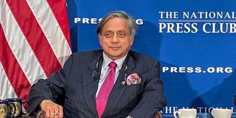 Shashi Tharoor, speaking in Washington DC, said that the colour of sindoor is not very different from the colour of blood and even used the Hindi expression 'khoon ka badla khoon' and said that here it was 'sindoor ka badla khoon', meaning blood in response to what the terrorists have done to the sindoor.