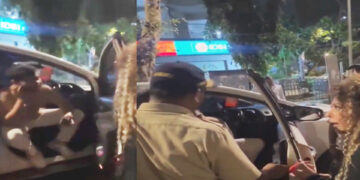 Mumbai Woman Accuses MNS Leader's Drunk Son of Crashing Into Her Car, Hurling Abuses on Camera | Watch Video 2025