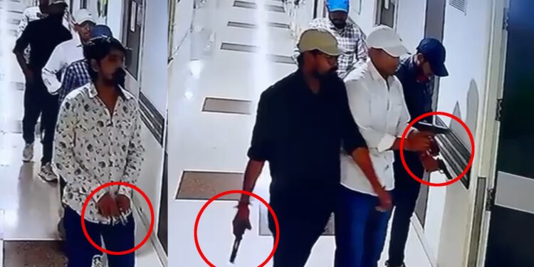 Shocking Footage: Armed Intruders Storm Patna Hospital, Murderer Shot Dead Inside 2025