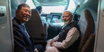 PM Modi Rides Bullet Train with Japanese PM Ishiba, Meets Indian Loco-Pilots in Japan 2025