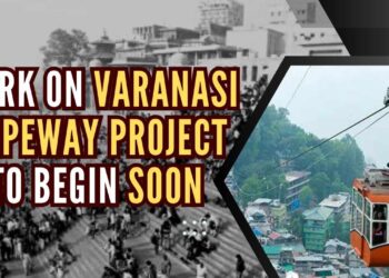 India’s First Urban Ropeway in Varanasi Commences Trial Run 2025