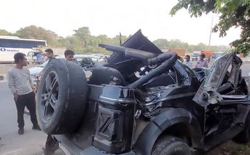 Gurugram Exit 9 Crash: SUV Crashes Into Divider, 5 Dead, 1 Critical”2025