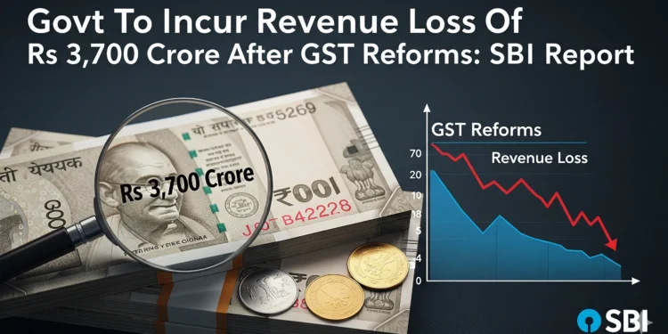 GST Reforms May Lead to ₹3,700 Crore Revenue Loss, Says SBI Report