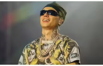 Rapper Central Cee marks his debut in Rolling Loud India, Mumbai, wearing a Mahadev tee, and fans are raving about his choice of attire