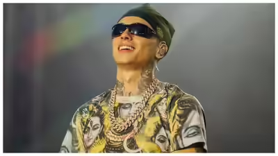 Rapper Central Cee marks his debut in Rolling Loud India, Mumbai, wearing a Mahadev tee, and fans are raving about his choice of attire