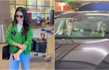 Samantha Ruth Prabhu returns to Mumbai; husband Raj Nidimoru comes to pick her up at the airport - watch